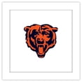 thumbnail image 1 of Gallery Pops NFL Chicago Bears - Primary Mark - Bear Wall Art, White Framed Version, 12" x 12", 1 of 5
