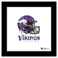 thumbnail image 1 of Gallery Pops NFL Minnesota Vikings - Drip Helmet Wall Art, Black Framed Version, 12" x 12", 1 of 5