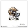 thumbnail image 1 of Gallery Pops NFL New Orleans Saints - Drip Helmet Wall Art, Unframed Version, 12" x 12", 1 of 5