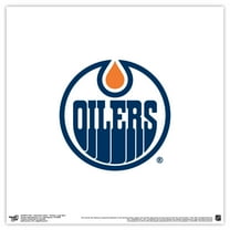 Gallery Pops NHL Edmonton Oilers - Primary Logo Mark Wall Art, Unframed Version, 12" x 12"