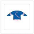 thumbnail image 1 of Gallery Pops NHL - New York Rangers - Home Uniform Front Wall Art, White Framed Version, 12" x 12", 1 of 5