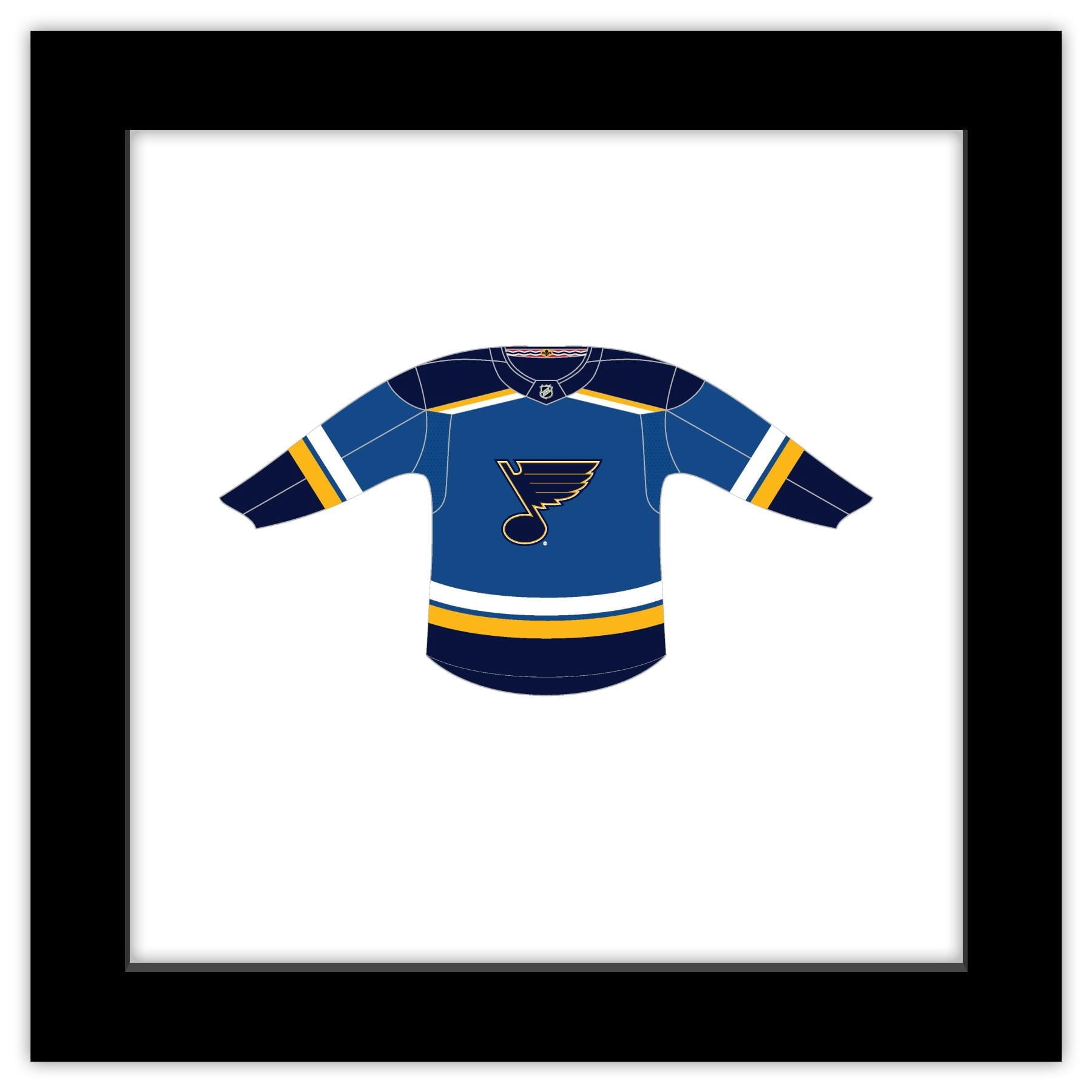 Gallery Pops NHL - St. Louis Blues - Home Uniform Front Wall Art, Black ...