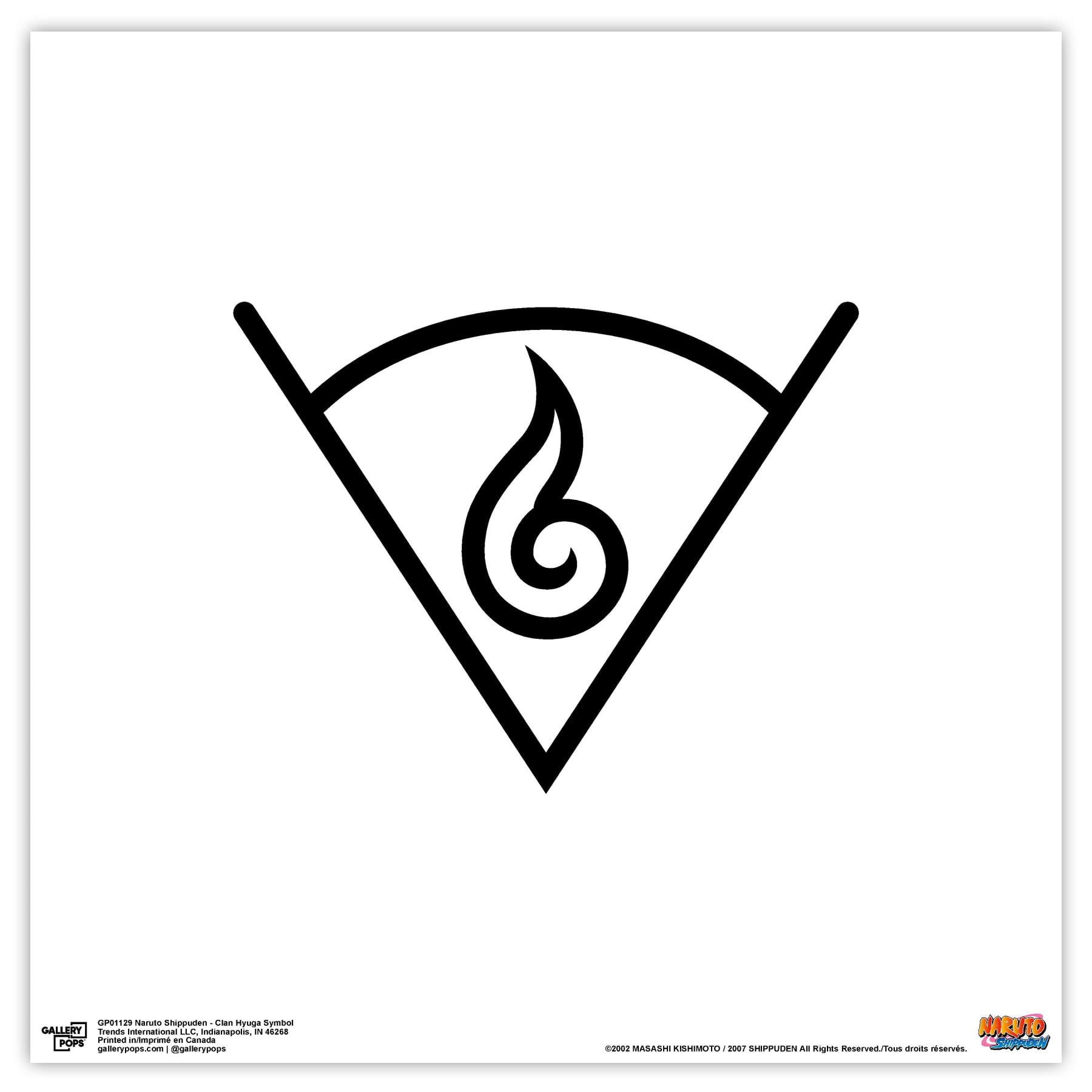 Gallery Pops Naruto Shippuden - Clan Hyuga Symbol Wall Art, Unframed ...