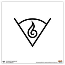 Gallery Pops Naruto Shippuden - Clan Hyuga Symbol Wall Art, Unframed Version, 12" x 12"