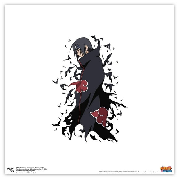 Gallery Pops Naruto Shippuden - Itachi Uchiha Wall Art, Unframed Version, 12" x 12"