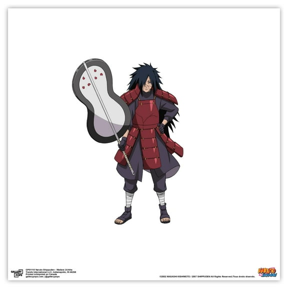 Gallery Pops Naruto Shippuden - Madara Uchiha Wall Art, Unframed Version, 12" x 12"