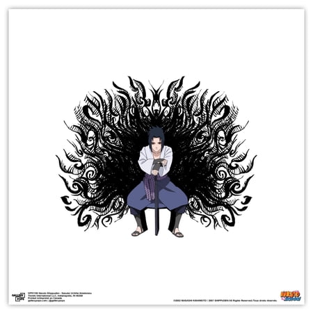 Gallery Pops Naruto Shippuden - Sasuke Uchiha Amaterasu Wall Art, Unframed Version, 12" x 12"