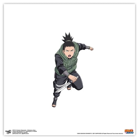 Gallery Pops Naruto Shippuden - Shikamaru Nara Wall Art, Unframed Version, 12" x 12"