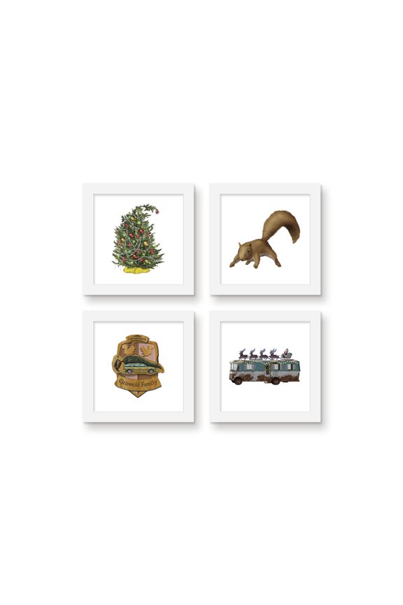 Gallery Pops National Lampoon's Christmas Vacation - Griswold Wall Art Bundle (4-Pack)