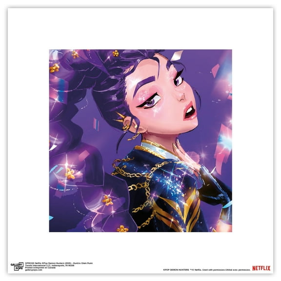 Gallery Pops Netflix KPop Demon Hunters (2025) - Huntrix Glam Rumi Wall Art