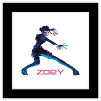 Gallery Pops Netflix KPop Demon Hunters (2025) - Huntrix Zoey Wall Art, Black Framed Version