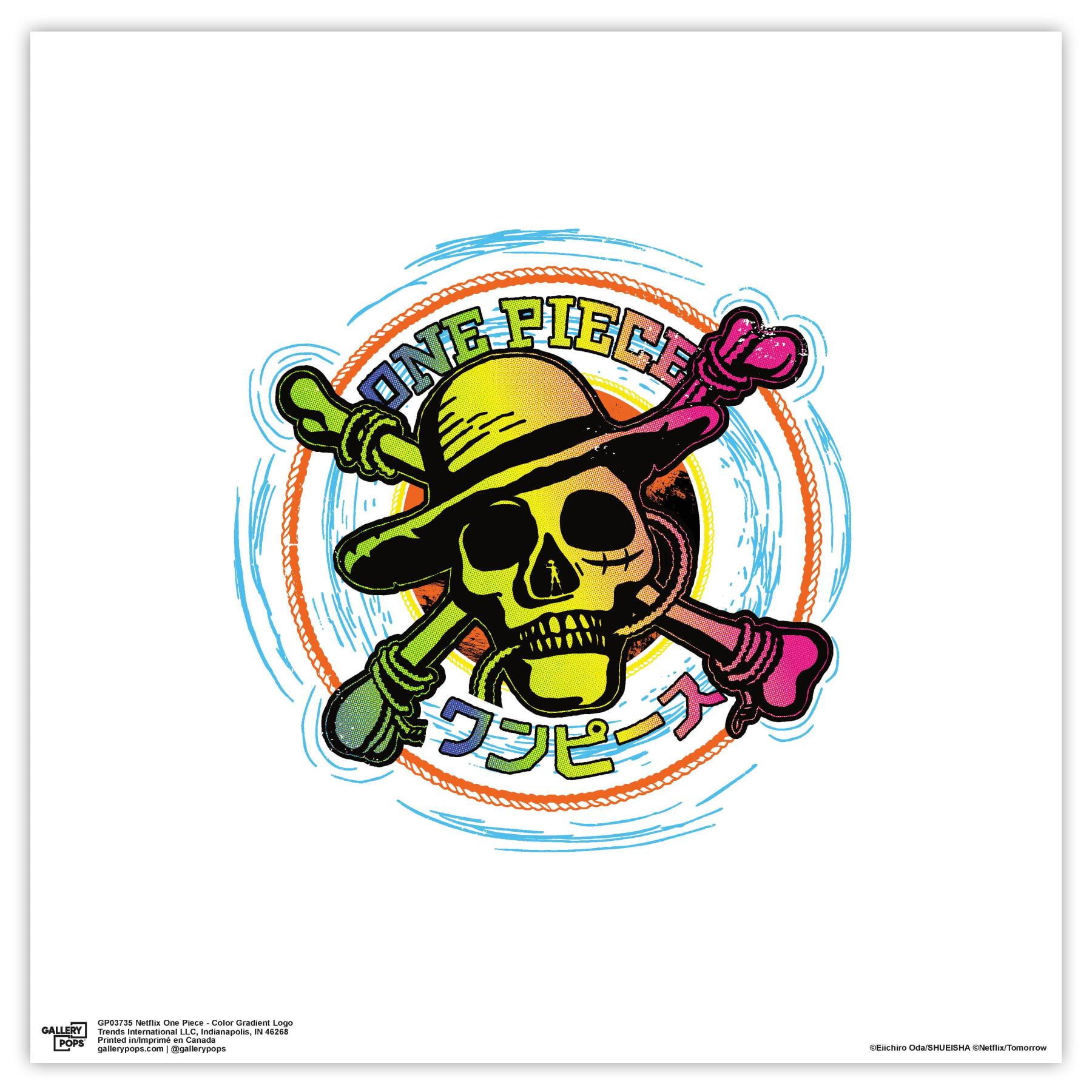 Gallery Pops Netflix One Piece - Color Gradient Logo Wall Art, Unframed ...