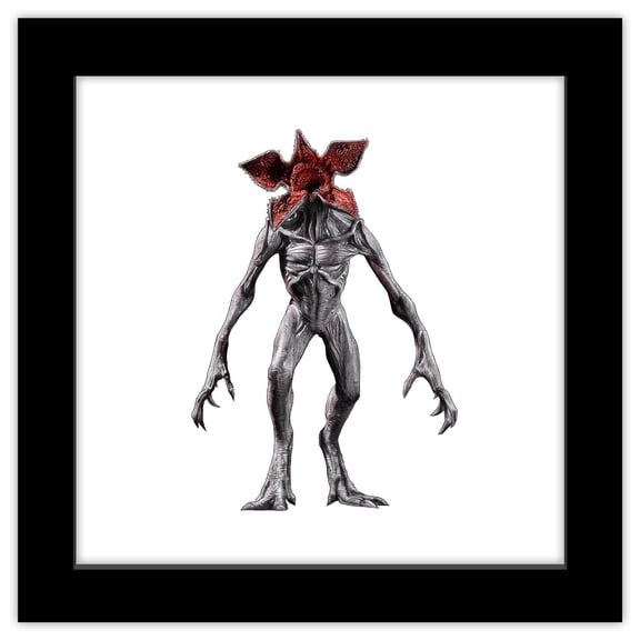Gallery Pops Netflix Stranger Things: Season 4 - Deomgorgon Wall Art, Black Framed Version, 12" x 12"