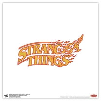 Gallery Pops Netflix Stranger Things: Season 4 - Flame Logo Wall Art, Unframed Version, 12" x 12"