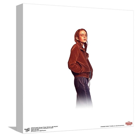 Gallery Pops Netflix Stranger Things: Season 4 - Max Mayfield Canvas Wall Art, Unframed Version, 12" x 12"