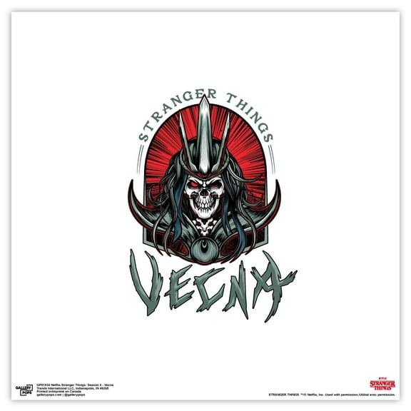 Gallery Pops Netflix Stranger Things: Season 4 - Vecna Wall Art, Unframed Version, 12" x 12"
