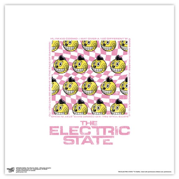 Gallery Pops Netflix The Electric State - Welcome Graphic Wall Art, Unframed Version, 12" x 12"