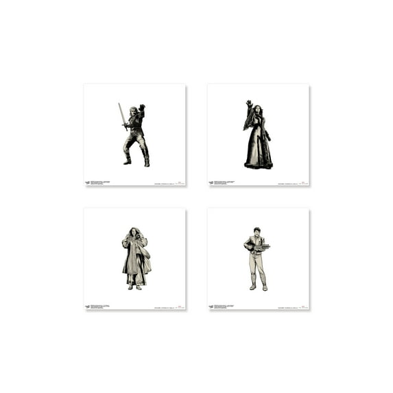 Gallery Pops Netflix The Witcher: Season 1 - Chracter Wall Art Bundle (4-Pack)