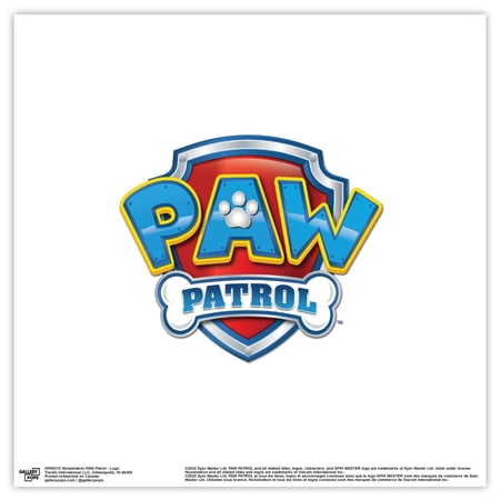 Gallery Pops Nickelodeon PAW Patrol - Logo Wall Art, Unframed Version, 12" x 12"