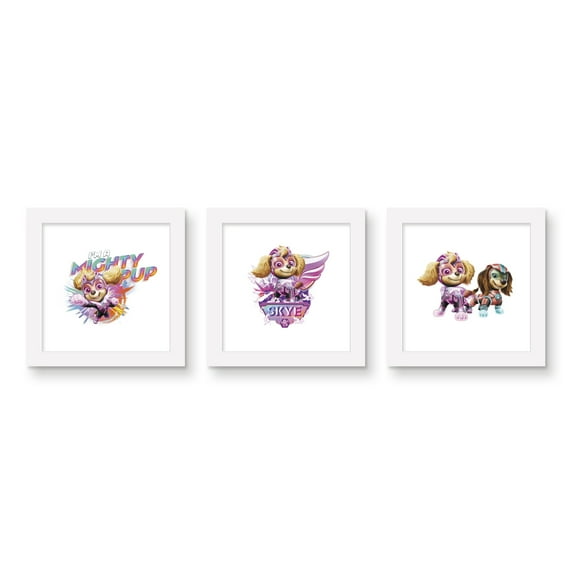 Gallery Pops Nickelodeon PAW Patrol: The Mighty Movie - Skye Wall Art Bundle (3-Pack)