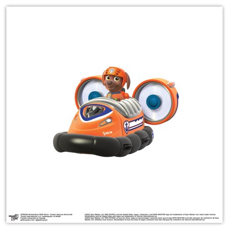 Gallery Pops Nickelodeon PAW Patrol - Zuma's Rescue Hovercraft Wall Art, Unframed Version, 12" x 12"