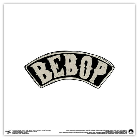 Gallery Pops Nickelodeon Teenage Mutant Ninja Turtles: Mutant Mayhem - Bebop Typography Wall Art, Unframed Version, 12" x 12"