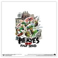 thumbnail image 1 of Gallery Pops Nickelodeon Teenage Mutant Ninja Turtles: Mutant Mayhem - Brotherhood Heroes Wall Art, Unframed Version, 12" x 12", 1 of 5