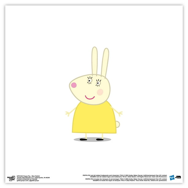 Gallery Pops Peppa Pig - Miss Rabbit Wall Art - Walmart Business Supplies