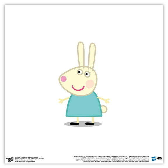 Gallery Pops Peppa Pig - Rebecca Rabbit Wall Art