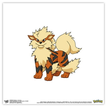 Gallery Pops Pokemon - Arcanine Wall Art, Unframed Version, 12" x 12"