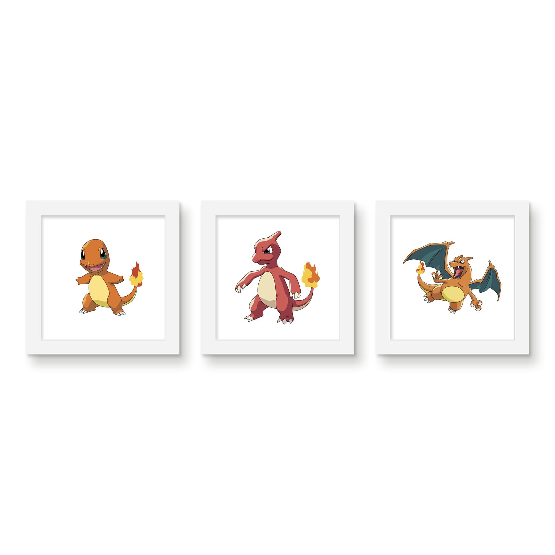 Gallery Pops Pokémon - Charmander Evolutions Wall Art Bundle (3-Pack ...