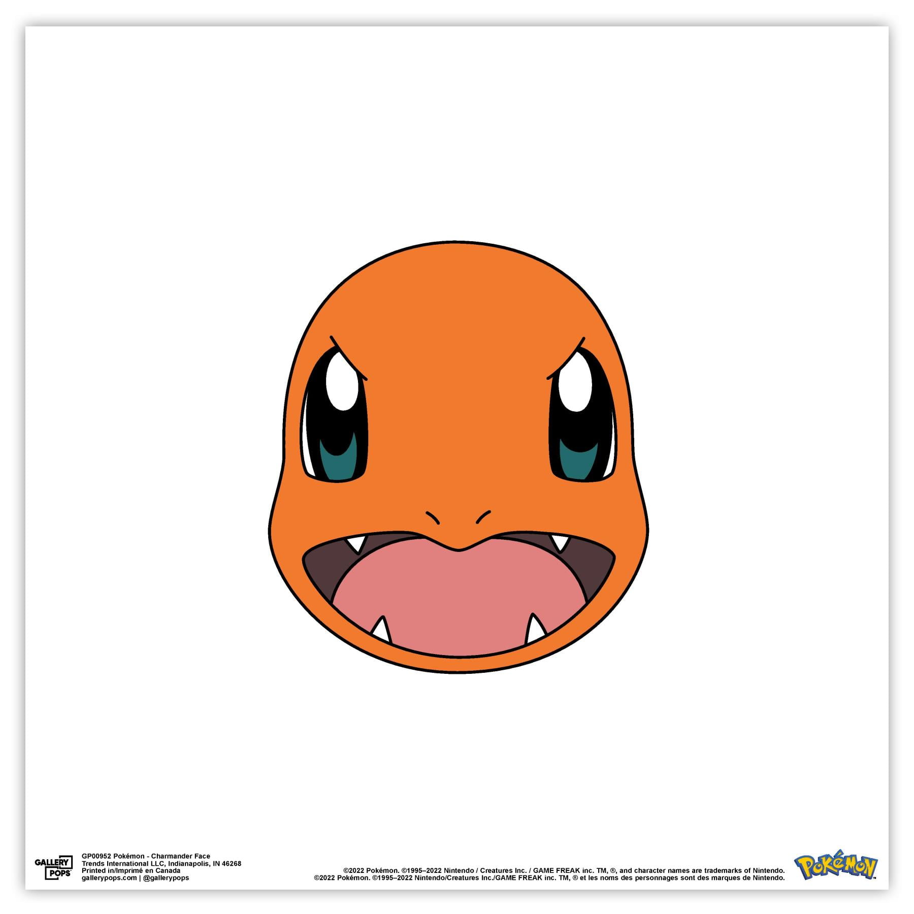 Gallery Pops Pokémon - Charmander Face Wall Art, Unframed Version, 12 ...
