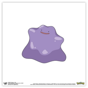 Gallery Pops Pokemon - Ditto Wall Art, Unframed Version, 12" x 12"