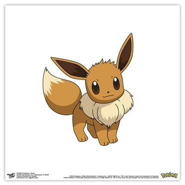 Gallery Pops Pokemon - Eevee Wall Art, Unframed Version, 12" x 12"