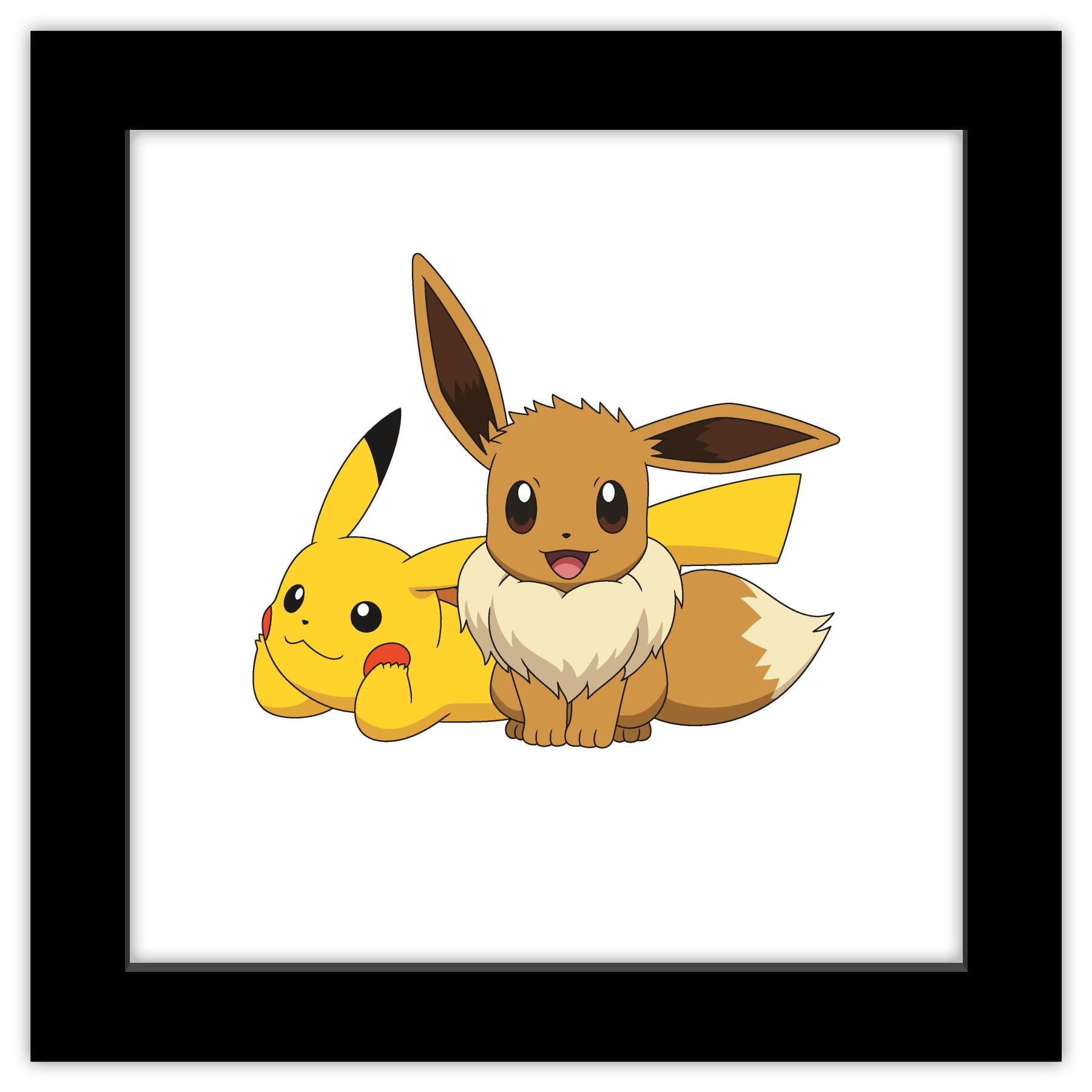 Gallery Pops Pokémon - Pikachu Eevee Group Wall Art, Unframed