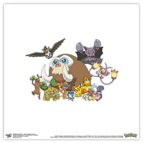 Gallery Pops Pokémon - Sinnoh Region Group Wall Art, Unframed Version, 12" x 12"