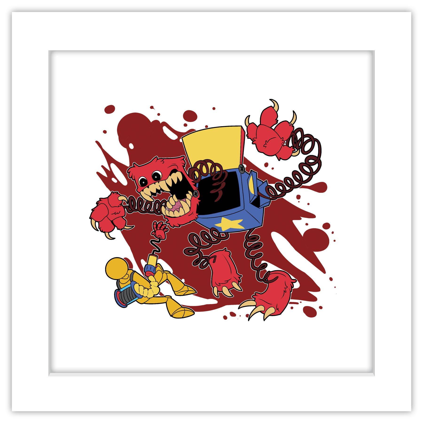 Gallery Pops Poppy Playtime - Boxy vs. Player Wall Art, White