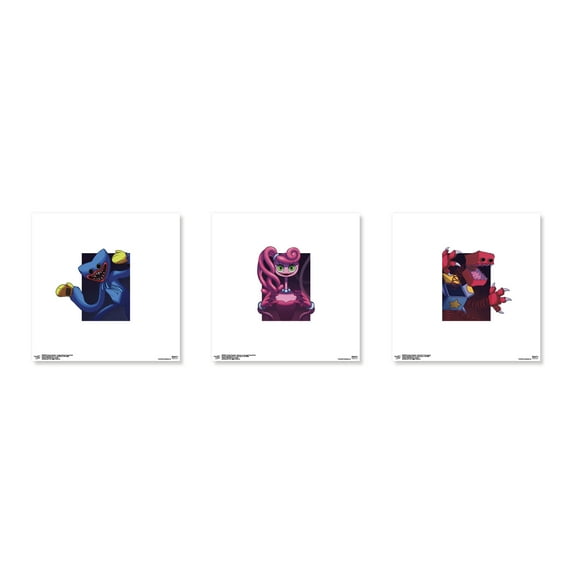 Gallery Pops Poppy Playtime - Character Panel Wall Art Bundle (3-Pack)