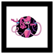 Gallery Pops Poppy Playtime - Mommy Long Legs Sticker Wall Art, Black Framed Version, 12" x 12"