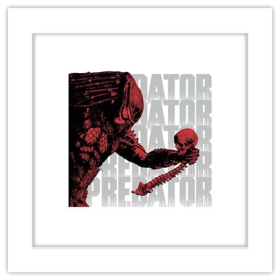 Gallery Pops® Predator - Berserker Predator Brutality Wall Art, White Framed Version