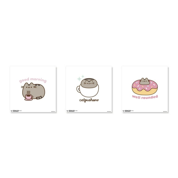 Gallery Pops Pusheen - Morning Wall Art Bundle (3-Pack)