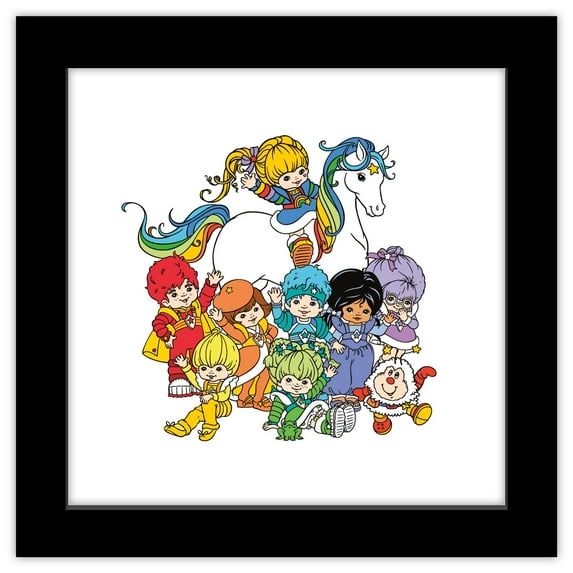 Gallery Pops Rainbow Brite - Group Wall Art, Black Framed Version