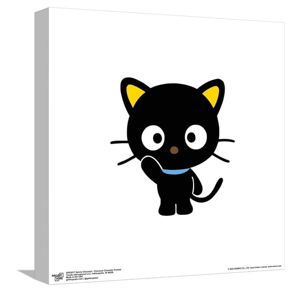 Gallery Pops Sanrio Chococat - Chococat Character Portrait Canvas Wall Art, Unframed Version, 12" x 12"