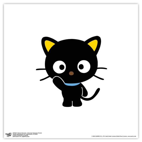 Gallery Pops Sanrio Chococat - Chococat Character Portrait Wall Art, Unframed Version, 12" x 12"
