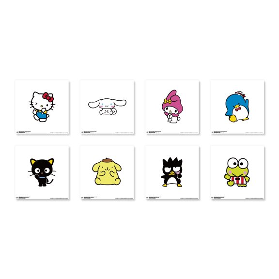 Gallery Pops Sanrio Hello Kitty - Characters Wall Art Bundle (8-Pack)