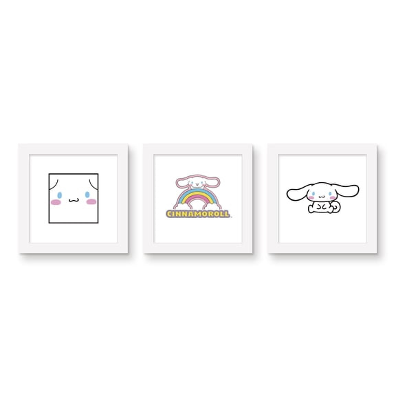 Gallery Pops Sanrio Hello Kitty - Cinnamoroll Wall Art Bundle (3-Pack)