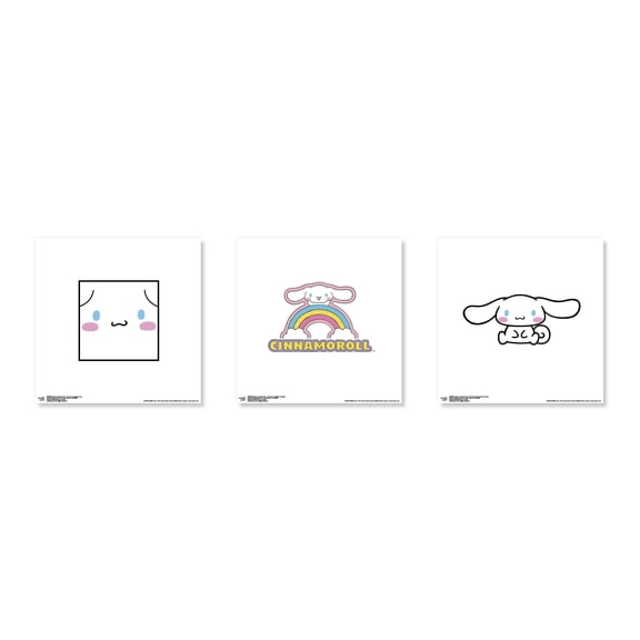 Gallery Pops Sanrio Hello Kitty - Cinnamoroll Wall Art Bundle (3-Pack)