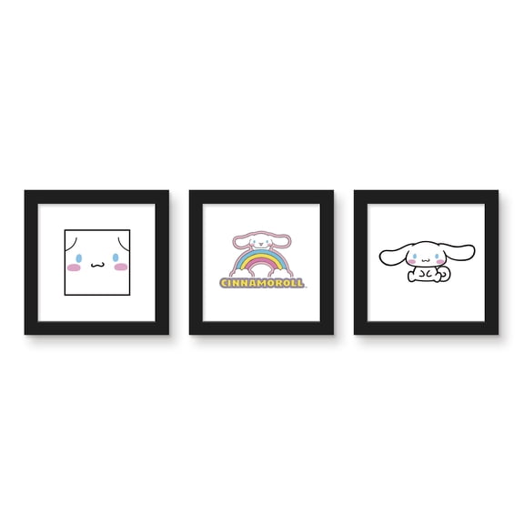 Gallery Pops Sanrio Hello Kitty - Cinnamoroll Wall Art Bundle (3-Pack)