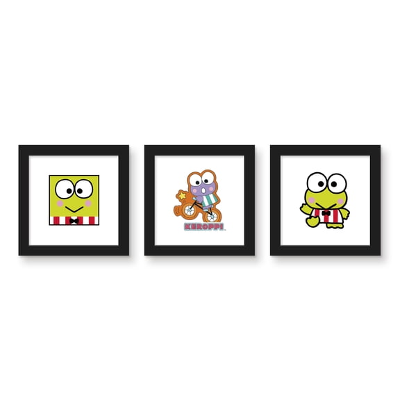 Gallery Pops Sanrio Hello Kitty - Keroppi Wall Art Bundle (3-Pack)