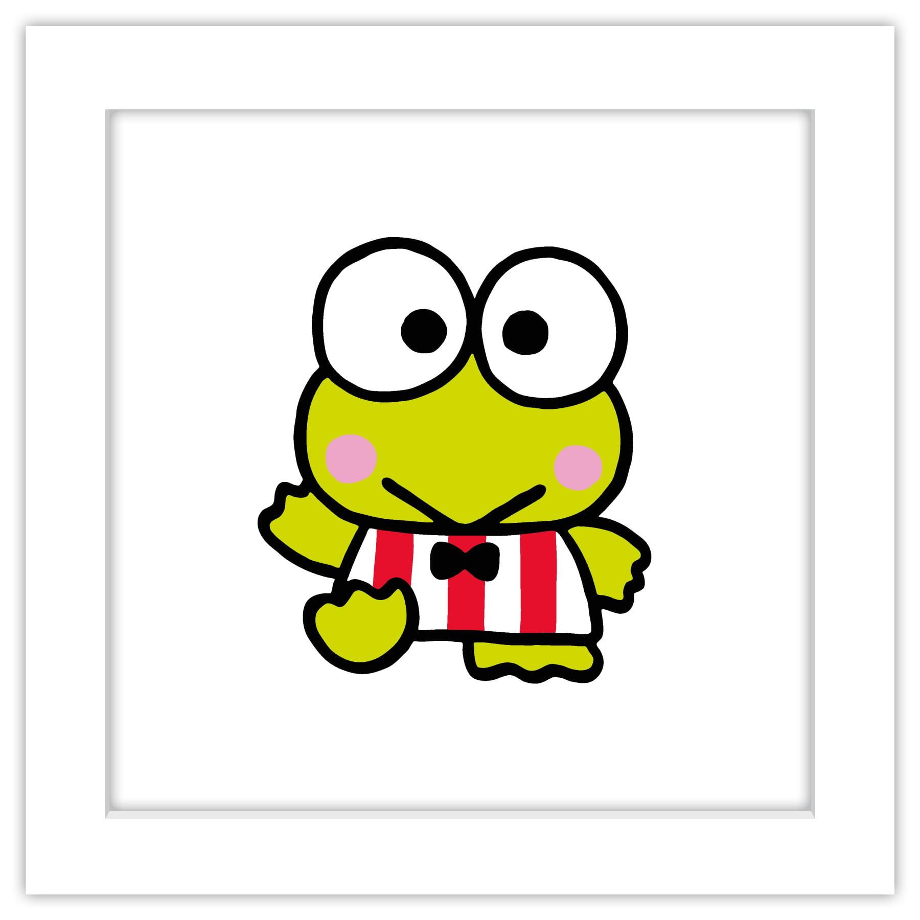 Gallery Pops Sanrio Keroppi Keroppi Character Portrait Wall Art White Framed Version 12 X 3480